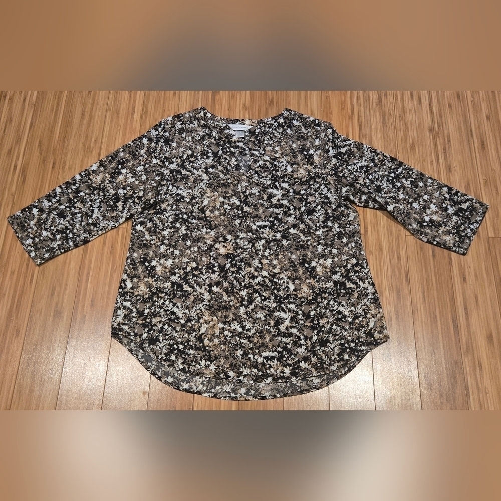 NWOT Christopher & Banks Floral Top